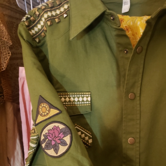 Spell Fanther Panther Green Jacket - NOT Spell and The Gypsy - Picture 3 of 11